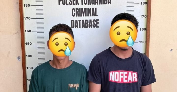 Polsek Torgamba Ungkap Pencurian di SPBU Pinang Awan, Dua Pelaku Diamankan, Uang Rp20 Juta Milik Sopir Raib