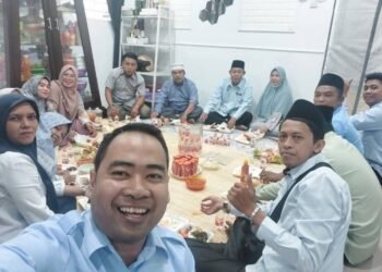 KUA Kecamatan Babalan Gelar Halal Bihalal, Pererat Sinergi Staf dan Penyuluh Agama