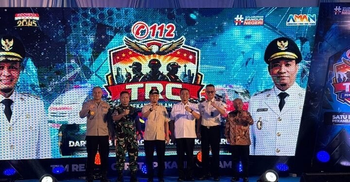 Hadiri Launching TRC 112 Pekanbaru Aman, Kepala Lapas Pekanbaru Perkuat Pembinaan Warga Binaan Lewat MoU dengan Wako Pekanbaru