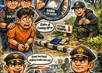 Modus Baru Kurir Sabu di Prabumulih: Titip HP Berisi Narkoba di Pinggir Jalan, Langsung Ditangkap Satresnarkoba