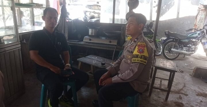 Bhabinkamtibmas Polsek Secanggang Laksanakan Sambang dan Tatap Muka dengan Kepala Dusun 