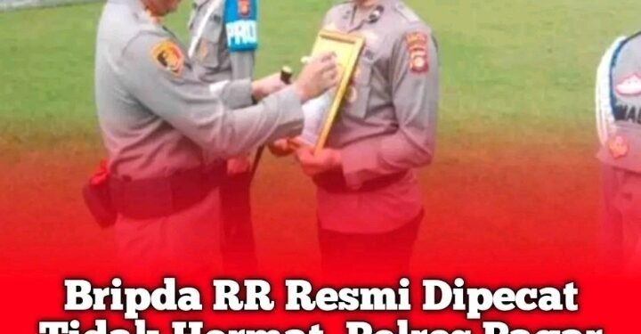 Bripda RR Resmi Dipecat, Polres Pagar Alam Tegaskan Tak Ada Toleransi Bagi Pelanggar Kode Etik