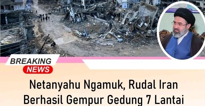 Rudal Iran Hantam Apartemen di Haifa, Dua Tewas dan Belasan Luka-Luka