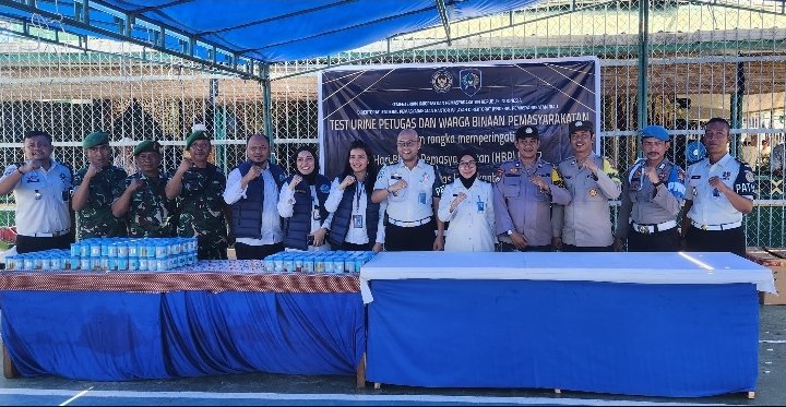 Perkuat Komitmen “Say No to Drugs”, Lapas Pekanbaru Gelar Tes Urine Massal Bersama TNI, Polri, dan BNN