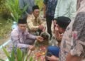 Perangkat Desa teluk Kecamatan Secanggang Gelar Peringatan Hari Jadi Sekaligus Ziarah ke Makam Tokoh Desa