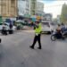 Sat Lantas Polres Langkat Intensifkan Gatur Lalin Pagi, Kapolres Apresiasi Kinerja Personel
