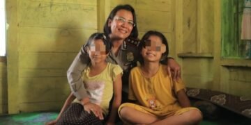 Kapolres Samosir Jadi Orangtua Asuh Anak Korban Penganiayaan, Wujud Kepedulian Masa Depan Korban