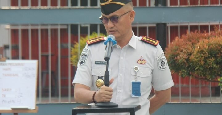 Apel Pagi Jadi Momentum Kalapas Pekanbaru Tekankan Integritas dan Berantas Halinar