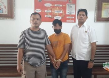 Sat Reskrim Polres Pematangsiantar Amankan Terduga Pelaku KDRT