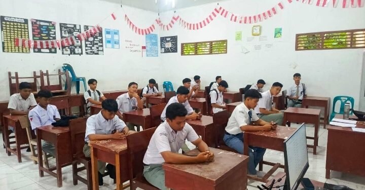 SMK Nusa Indah Sukses Gelar Ujian USBK