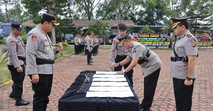 Sertijab Pejabat Polres Langkat, Perkuat Kinerja Profesional dan Pelayanan Publik
