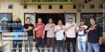 Polsek Tanjung Balai Utara Terima Kunjungan Silaturahmi Tim Awak Media dari Medan