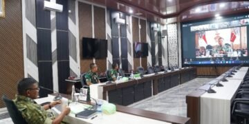 Kasdam II/Sriwijaya Laporkan Capaian 100% Pembangunan KDKMP Dalam Rapat Evaluasi Bersama Wakil Panglima TNI