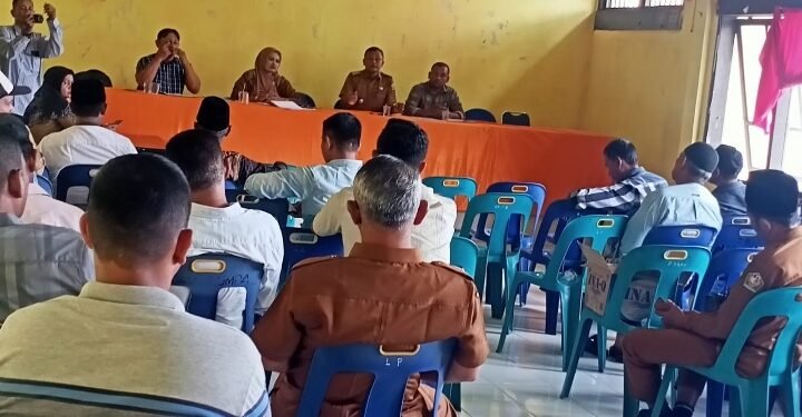 Rapat Percepatan APBG 2026, Geuchik di Kecamatan Sakti Bahas Perbup dan Qanun Pidie