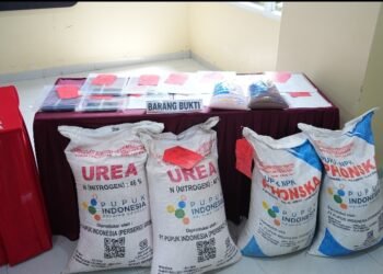 Polda Sumsel Bongkar Sindikat Penyelewengan 10 Ton Pupuk Subsidi di Muara Enim