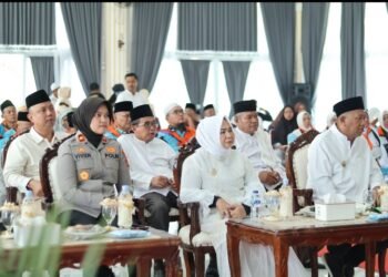 Wakapolres Langkat Hadiri Pelepasan Jema’ah Haji Kloter 4 Kabupaten Langkat Tahun 2026
