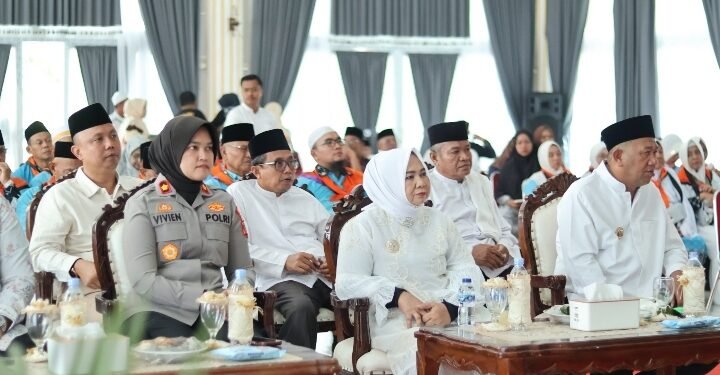 Wakapolres Langkat Hadiri Pelepasan Jema’ah Haji Kloter 4 Kabupaten Langkat Tahun 2026
