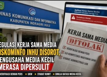 Regulasi Kerja Sama Media Diskominfo Inhu Disorot, Pengusaha Media Kecil Merasa Dipersulit