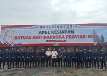 Ikuti Apel Kesiapan Satgas, Kalapas Pekanbaru Tegaskan Komitmen Pemberantasan Narkoba