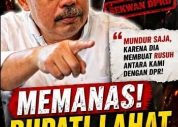 Bupati Lahat “Meledak”, Minta Sekwan Mundur: Polemik LKPJ 2025 Picu Ketegangan Dengan DPRD