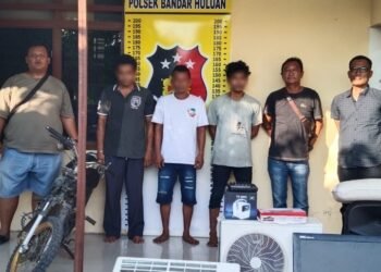 Gerak Cepat! Reskrim Polsek Bandar Huluan Ringkus Tiga Pelaku Curat dalam Satu Malam, Kerugian Korban Capai Rp 14,5 Juta