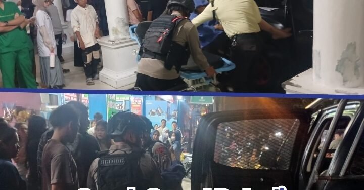 Gerak Cepat Patroli Brimob Polda Sumut Evakuasi Korban Laka Lantas di Jalan William Iskandar