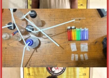 Kolaborasi Polres Binjai dengan BNNK Binjai Gerebek Sarang Narkoba, Dua Orang Diamankan