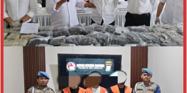 Ungkap Sindikat Narkoba Jaringan Internasional, Polresta Deliserdang Banjir Apresiasi