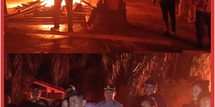 Warga dan Lurah Aek Kanopan Timur Apresiasi Polda Sumut Gerebek dan Bakar Barak Narkoba
