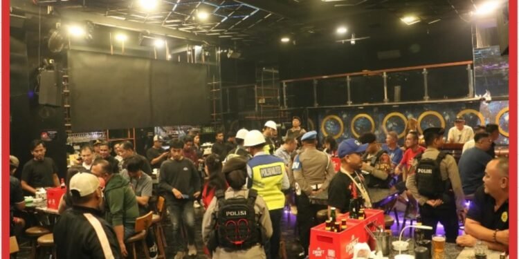 Razia Gabungan Polda Sumut di Tempat Hiburan Malam Medan, Pengunjung Dites Urine Secara Acak