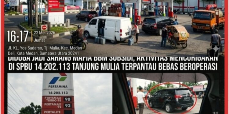 Dugaan Penyalahgunaan BBM Subsidi di SPBU 14.202.113 Tanjung Mulia Jadi Sorotan Publik, Kinerja APH Dipertanyakan