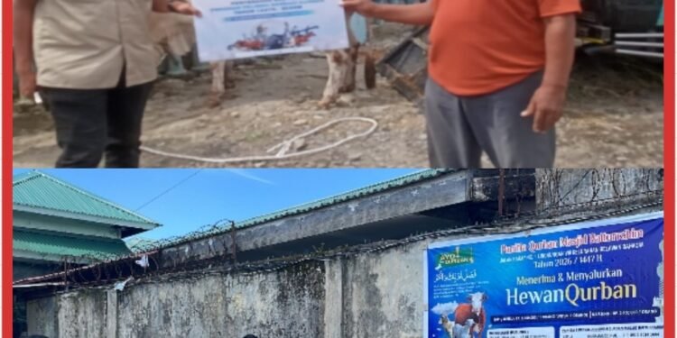 Pelindo Regional 1 Serahkan Hewan Qurban kepada Masjid Sekitar Pelabuhan