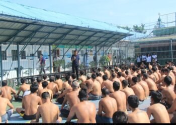 Sehat dan Produktif dari Balik Jeruji: Warga Binaan Lapas Pekanbaru Antusias Ikuti Senam Pagi dan Edukasi Kesehatan Gigi