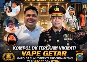 Kompol DK Terekam Nikmati Vape Getar: Kapolda Sumut Diminta Tak Cuma Patsus, Tapi Pecat dan PTDH!