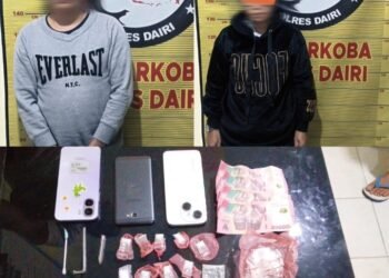 Miliki Sabu, Sat Narkoba Polres Dairi Berhasil Ringkus Residivis Bersama Wanita di Kamar Kos-Kosan