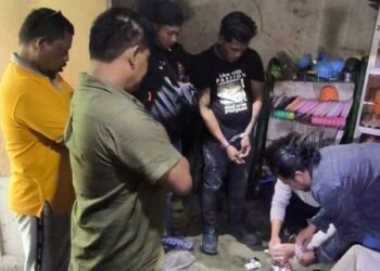 Pengedar Sabu di Karo Ditangkap, Polisi Sita Timbangan Hingga 7 Paket Narkoba
