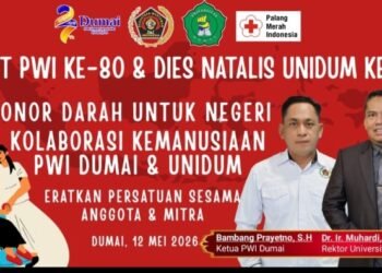 Besok, PWI Dumai dan Unidum Gelar Seminar Jurnalistik dan Donor Darah