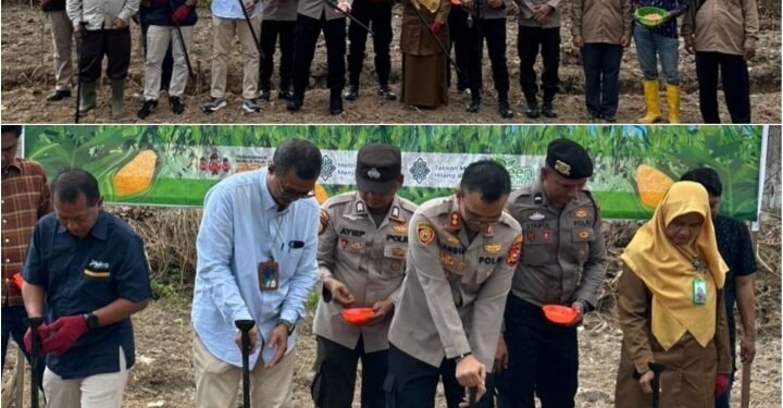 AKPB Angga Febrian Herlambang,S.I.K.,S.H Pimpin Gerakan Pangan Nasional Dumai