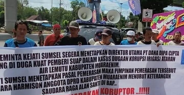 SIRA dan PST Desak Kejati Sumsel Usut Tuntas Dugaan Gratifikasi Proyek Irigasi Muara Enim