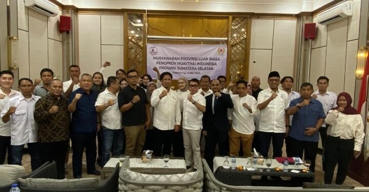 Ryonaldo Juliantino Terpilih Aklamasi Pimpin Muaythai Sumsel 2026-2030