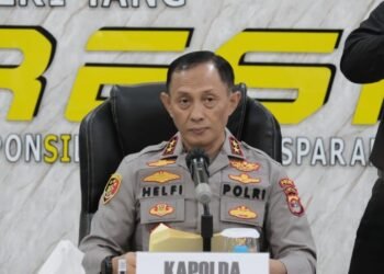 Kapolda Lampung Pimpin Press Release Pengungkapan Curanmor yang Tewaskan Anggota Polisi