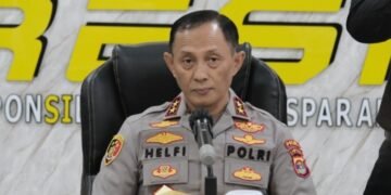 Kapolda Lampung Pimpin Press Release Pengungkapan Curanmor yang Tewaskan Anggota Polisi