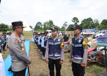 Akselerasi Swasembada Pangan 2026, Polda Sumsel Sukses Gelar Panen Raya Serentak di OKU Selatan