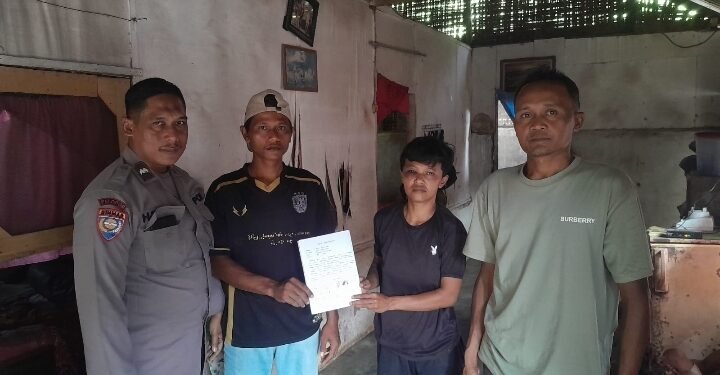 Polri Hadir Sebagai Problem Solver, Bhabinkamtibmas Polsek Kuala Berhasil Mediasi Permasalahan Keluarga Warga di Langkat