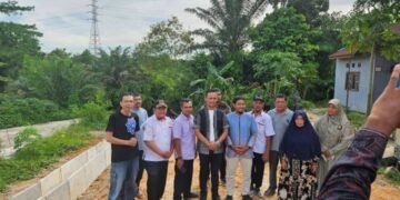 Perbaikan Jalan Longsor, Sutrisno : Terima Kasih Pak Walikota dan Wakil Walikota Pekanbaru Atas Respon Cepatnya