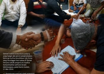 Ketika Empati dan Kemanusiaan Dikedepankan, Polimik Kecelakaan Maut di Dumai Diselesaikan Damai