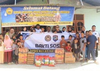 Wujud Nyata Kepedulian Sosial, Lapas Pekanbaru Gelar Bansos di Panti Asuhan Al-Muhsinin