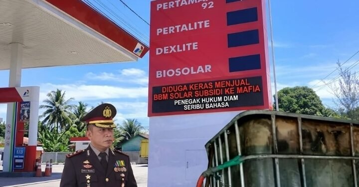 SPBU No 14.227.331 Batang Toru “Diduga Keras Menjual BBM Solar Subsidi Ke Mafia”, Penegak Hukum Diam Seribu Bahasa