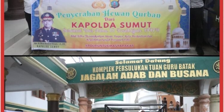 Kapolda Sumut Serahkan Sapi Kurban 600 Kg ke Persulukan Serambi Babussalam Simalungun, TGB: Jadikan Idul Adha Momentum Perkuat Persatuan Bangsa