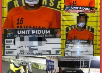 Polres Binjai Tegaskan Komitmen Berantas Kejahatan Jalanan, Tiga Pelaku Begal Modus Baru Berhasil Diringkus Tim Cobra